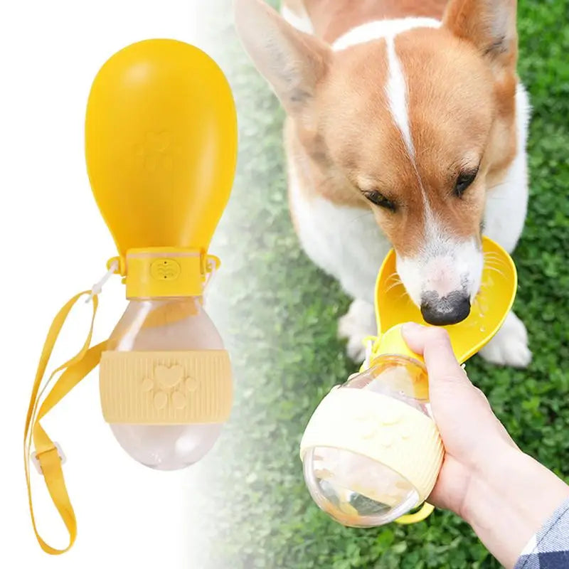 Gourde pour chien avec gobelet pliable - HautePattes