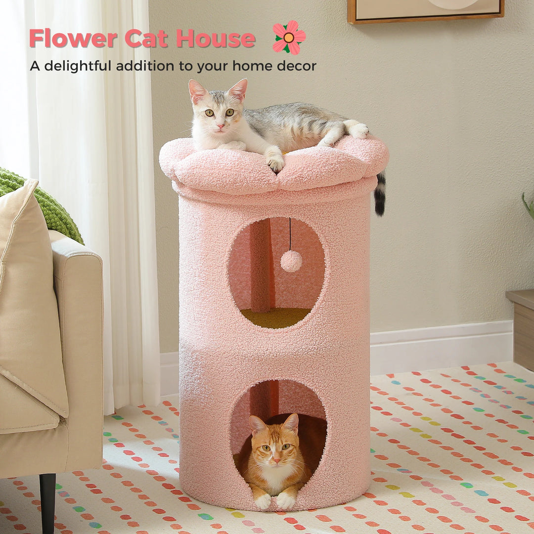Un refuge fleuri pour chats sensibles & intérieurs élégants