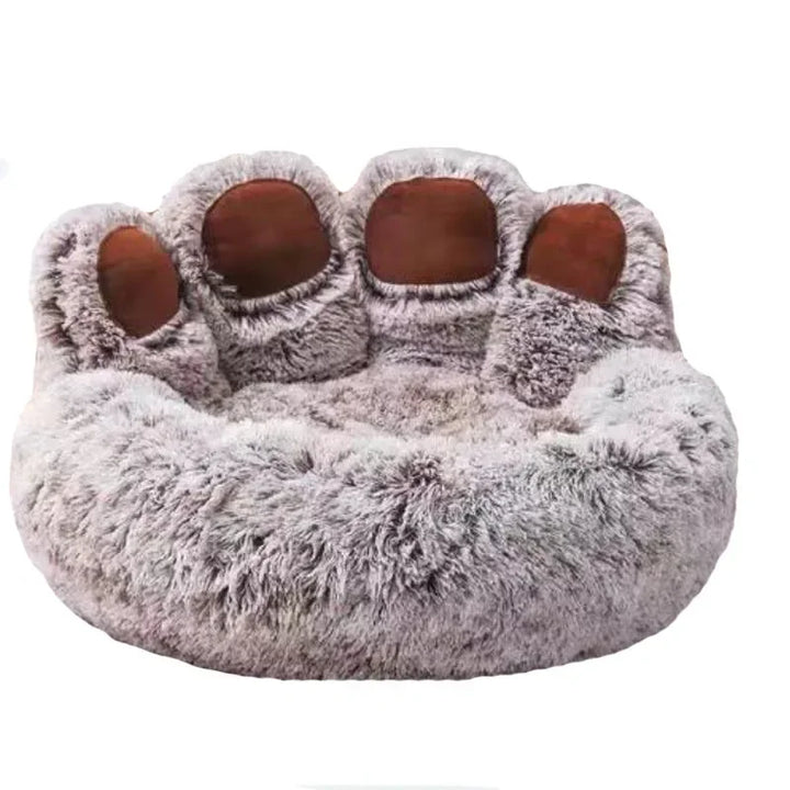 Panier Moelleux en Forme de Patte pour Chien - HautePattes