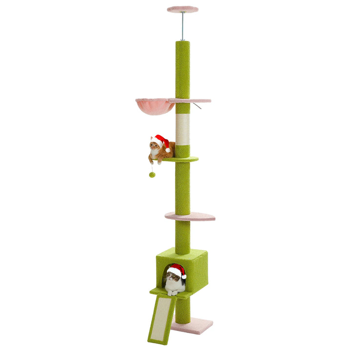 Arbre à chat réglable du sol au plafond – Espace vertical sécurisé