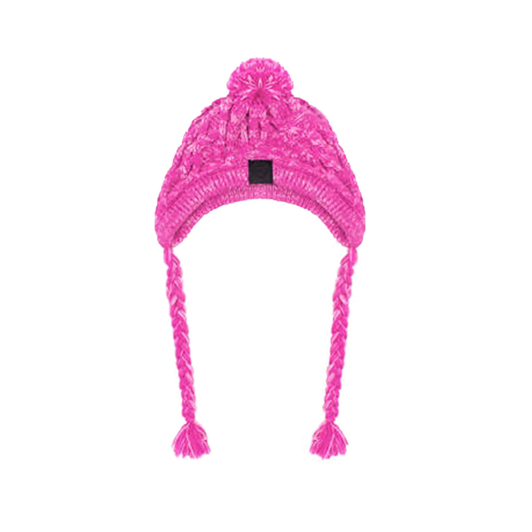 Bonnet tricoté chaud pour chien avec pompon - HautePattes