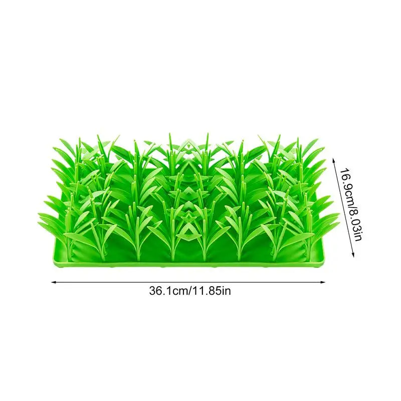 Tapis d’alimentation en herbe pour animaux de compagnie - HautePattes