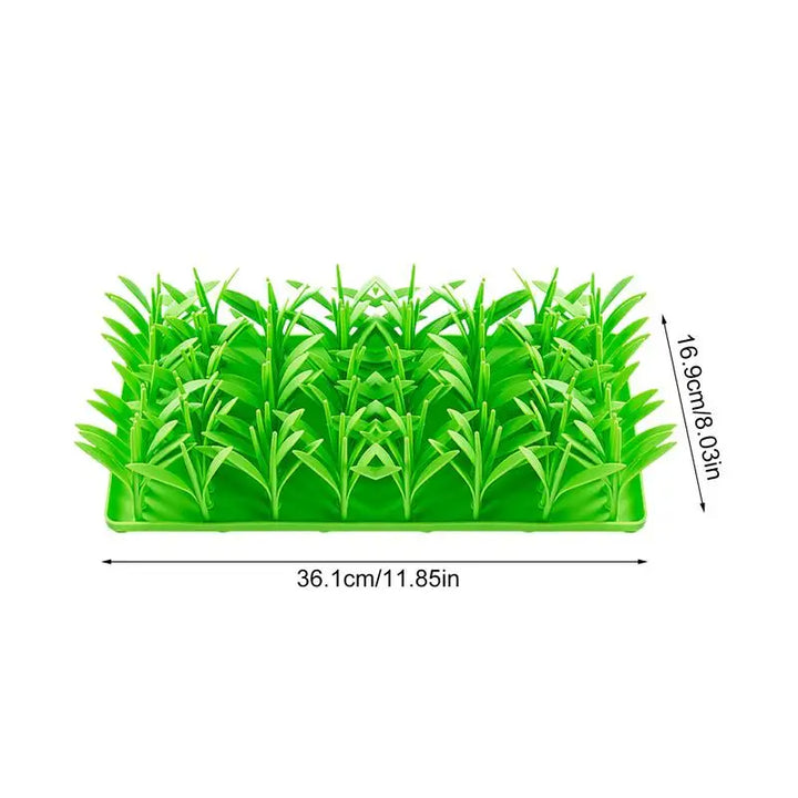 Tapis d’alimentation en herbe pour animaux de compagnie - HautePattes