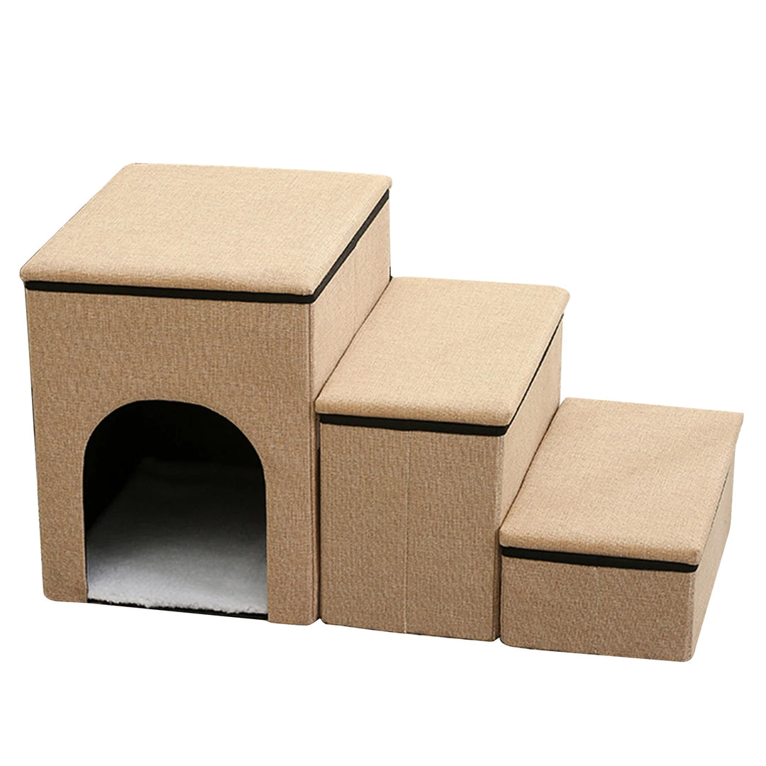 Escalier Pliable 3-en-1 Premium pour Chiens et Chats - HautePattes
