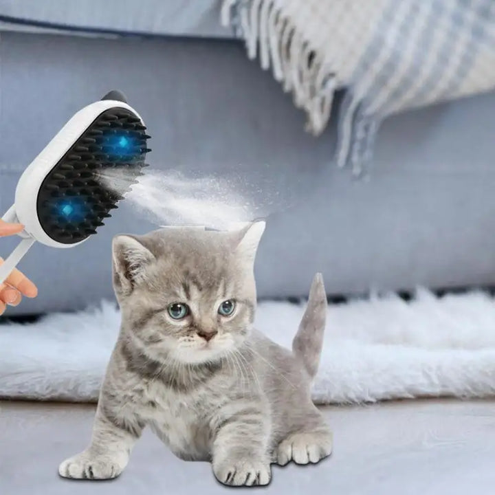 Brosse à vapeur 4-en-1 pour animaux - HautePattes