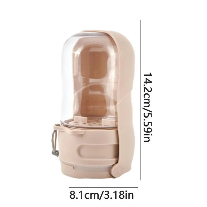 Gourde 2-en-1 pour Chiens – Hydratation & Nourriture - HautePattes