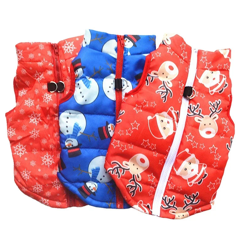 Manteau d’hiver pour petit chien – Spécial Noël, chaud et pratique