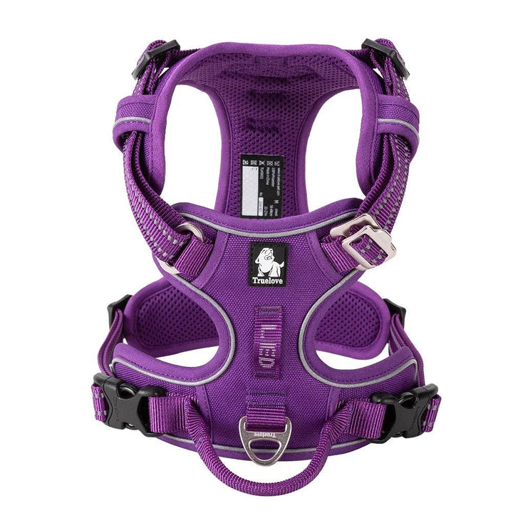 Harnais True love anti-traction chien nylon réfléchissant - HautePattes