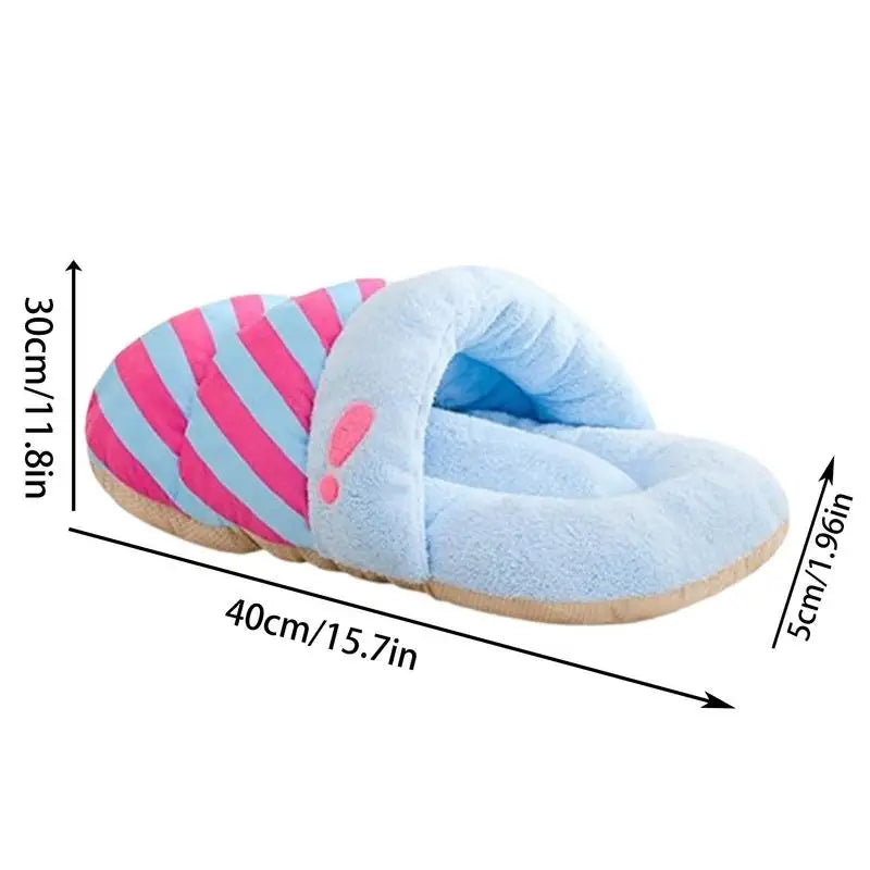 Lit d’hiver pour animaux de compagnie Design pantoufle - HautePattes