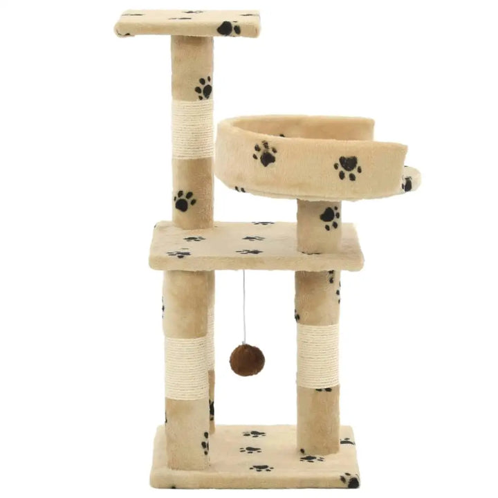 Petit arbre à chat 65 cm – Un cocon doux et solide pour petit espace