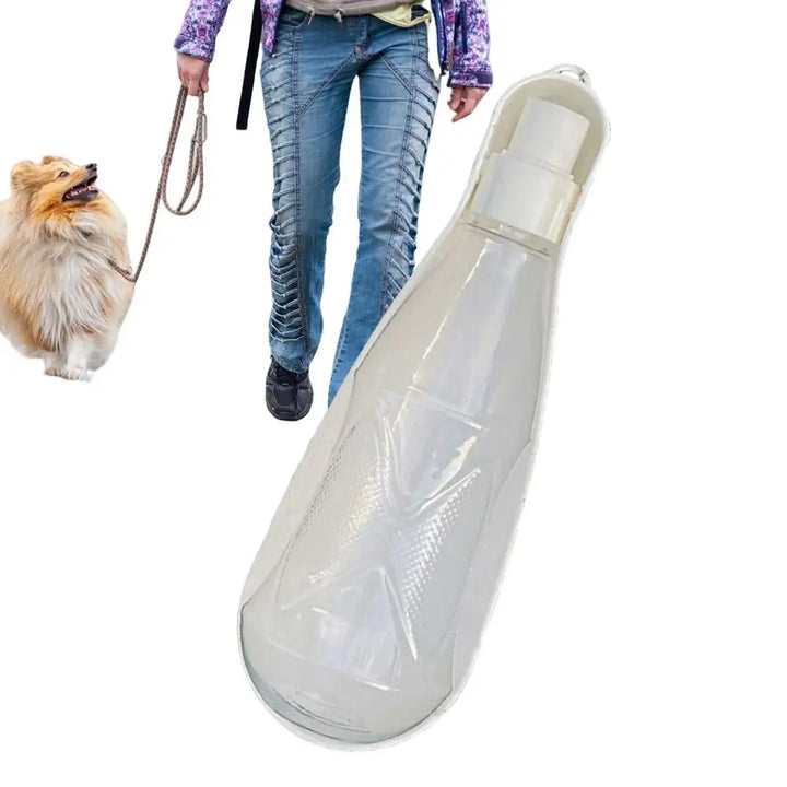 Bouteille d'eau portable 450 ml pour chiens - HautePattes