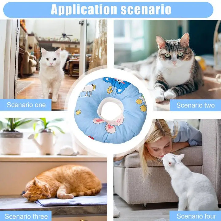 Collerette pour chat en coton - HautePattes