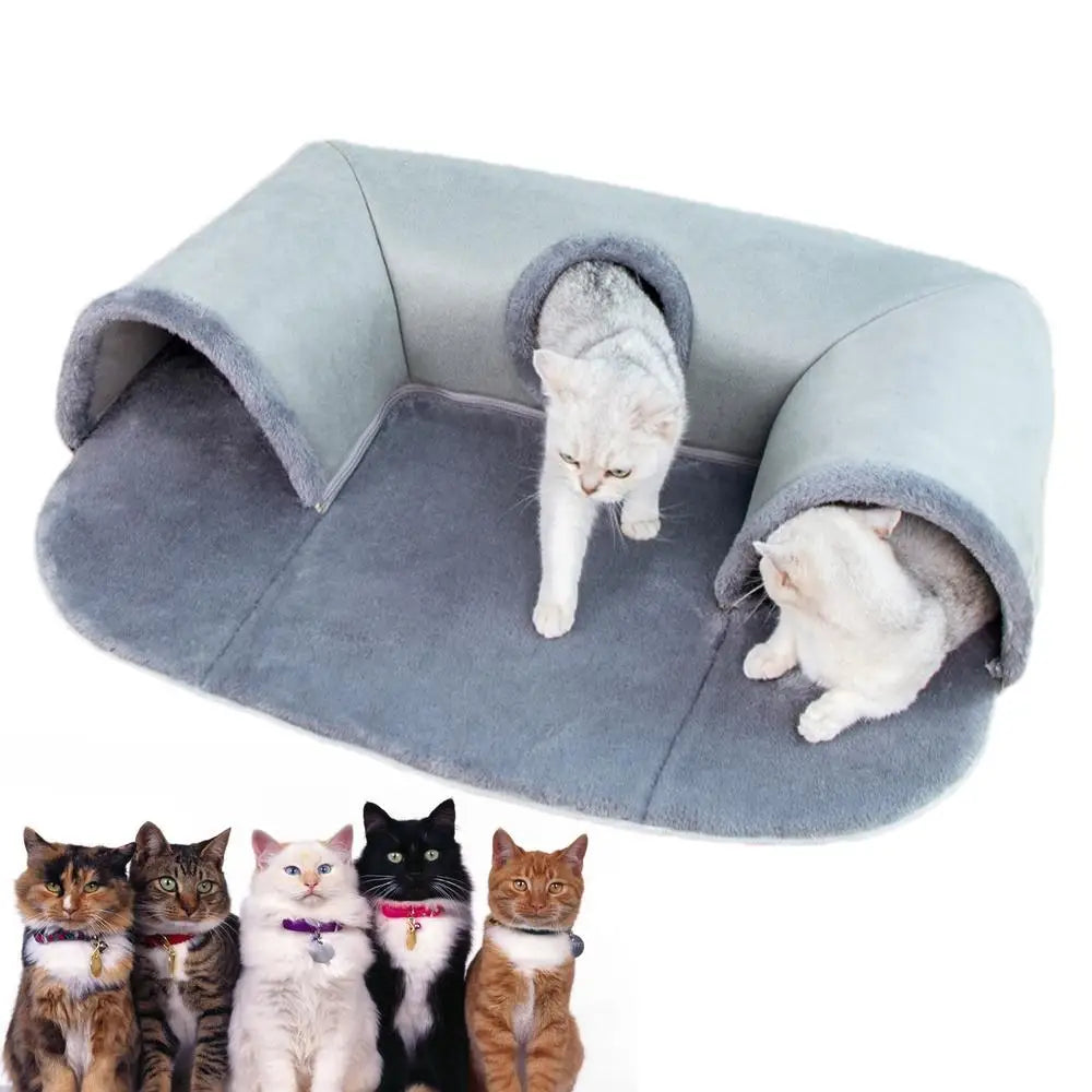 Tunnel pour chat : un cocon d’aventure, de repos… et d’amour