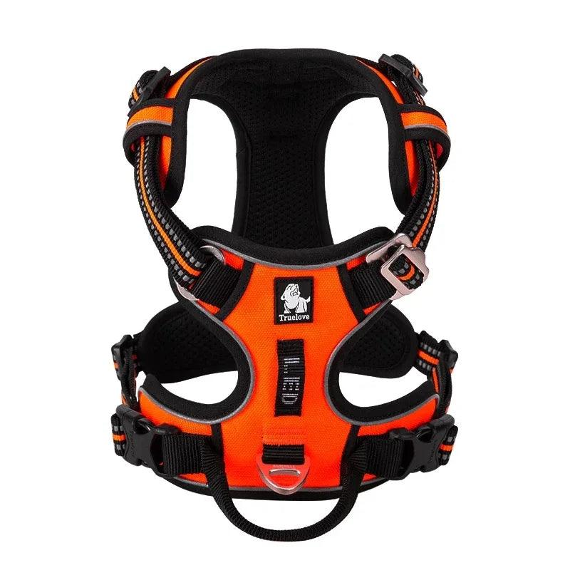 Harnais True love anti-traction chien nylon réfléchissant - HautePattes