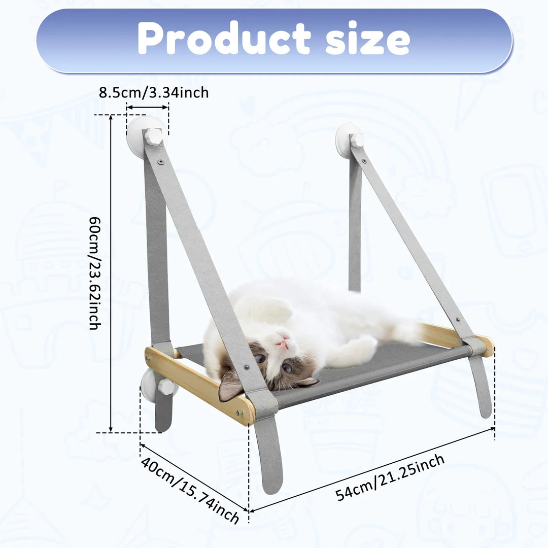 Lit hamac pour chat : son coin secret en hauteur