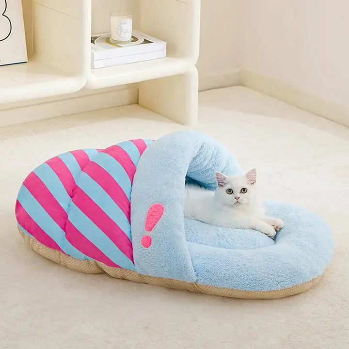 Lit d’hiver pour animaux de compagnie Design pantoufle - HautePattes