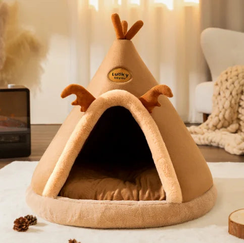 Un refuge doux pour l’hiver, pensé pour chats & petits chiens