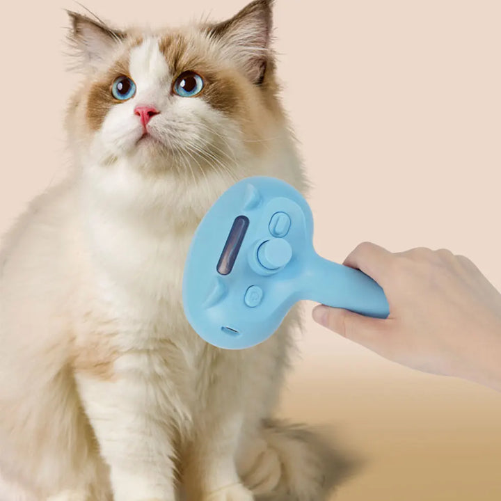 Brosse vapeur chien chat : soin apaisant, pelage sain, lien renforcé