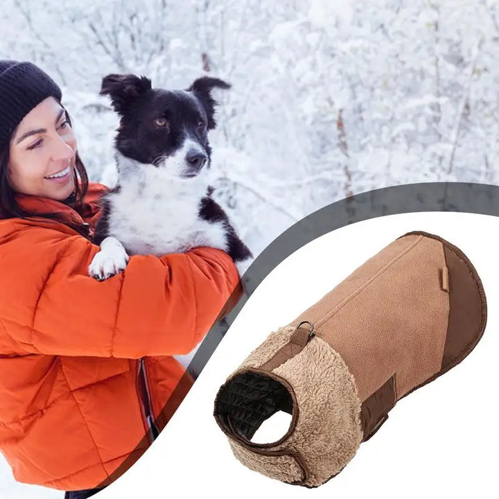 Manteau d’hiver ajustable avec doublure laine chaude