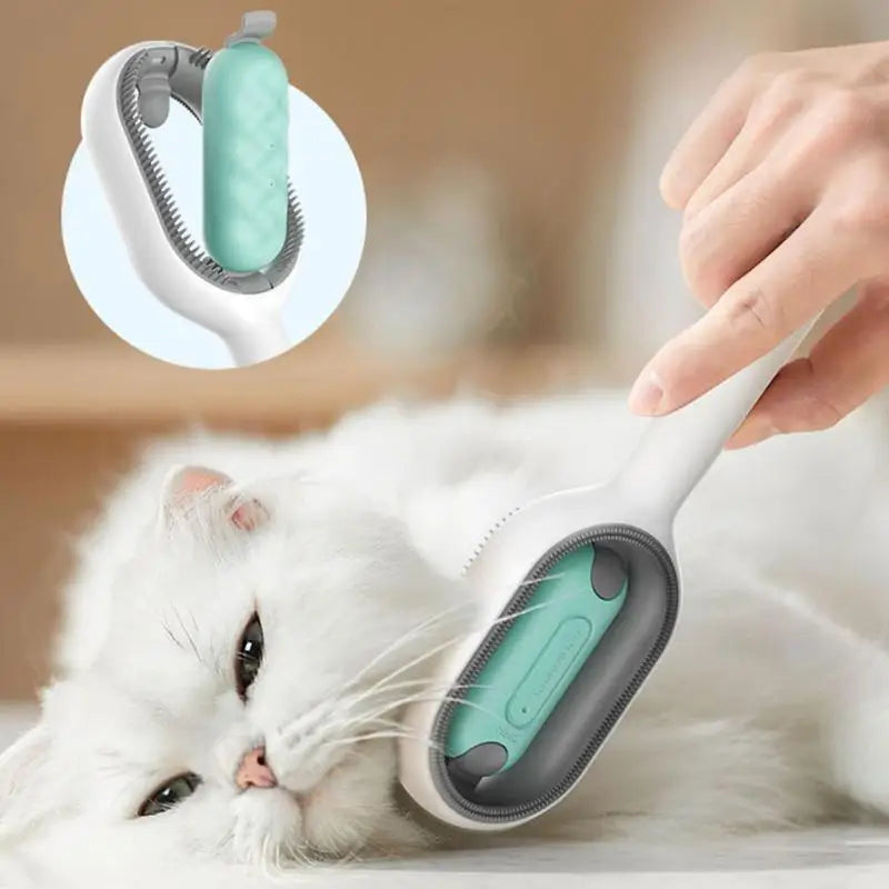 Peigne à poils 4-en-1 avec réservoir d’eau Chien et Chat - HautePattes