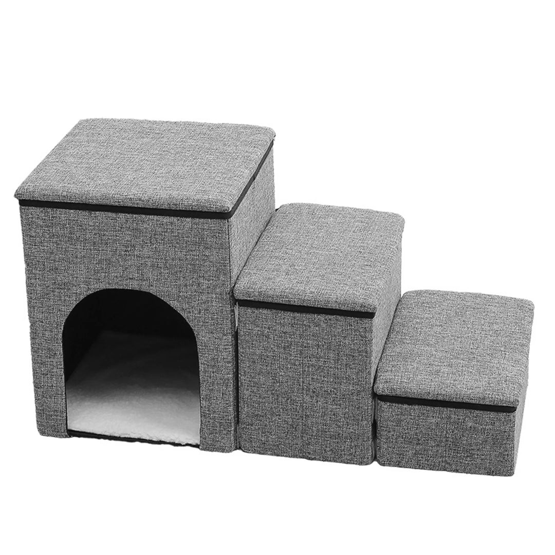Escalier Pliable 3-en-1 Premium pour Chiens et Chats - HautePattes