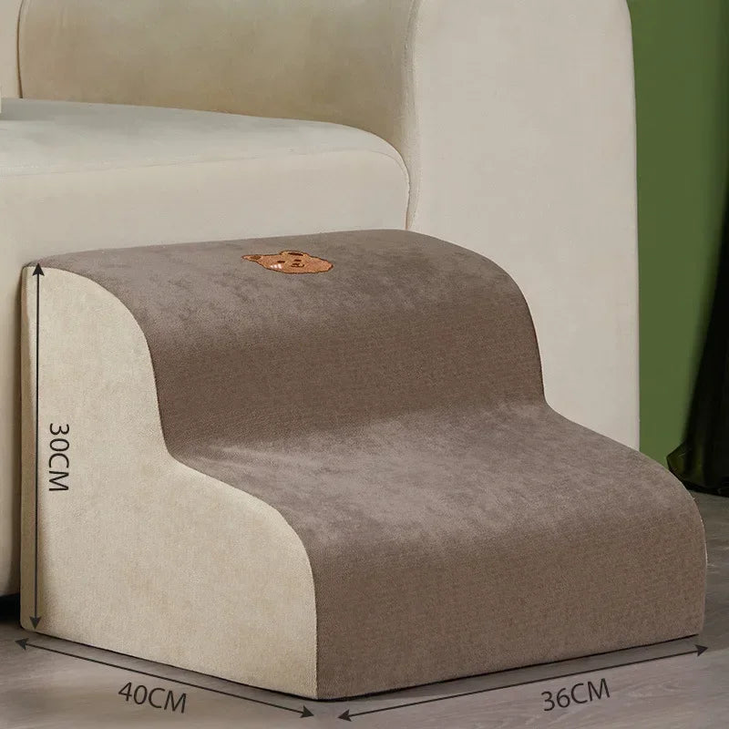 Escalier Premium 2 Marches pour Chiens – Confort et Sécurité Ultimes - HautePattes