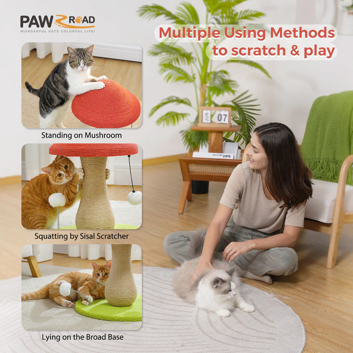 Griffoir Champignon pour Chat - HautePattes