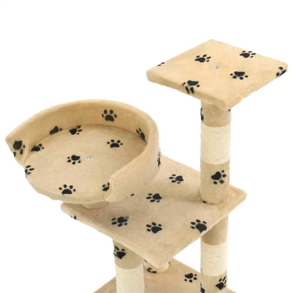 Petit arbre à chat 65 cm – Un cocon doux et solide pour petit espace