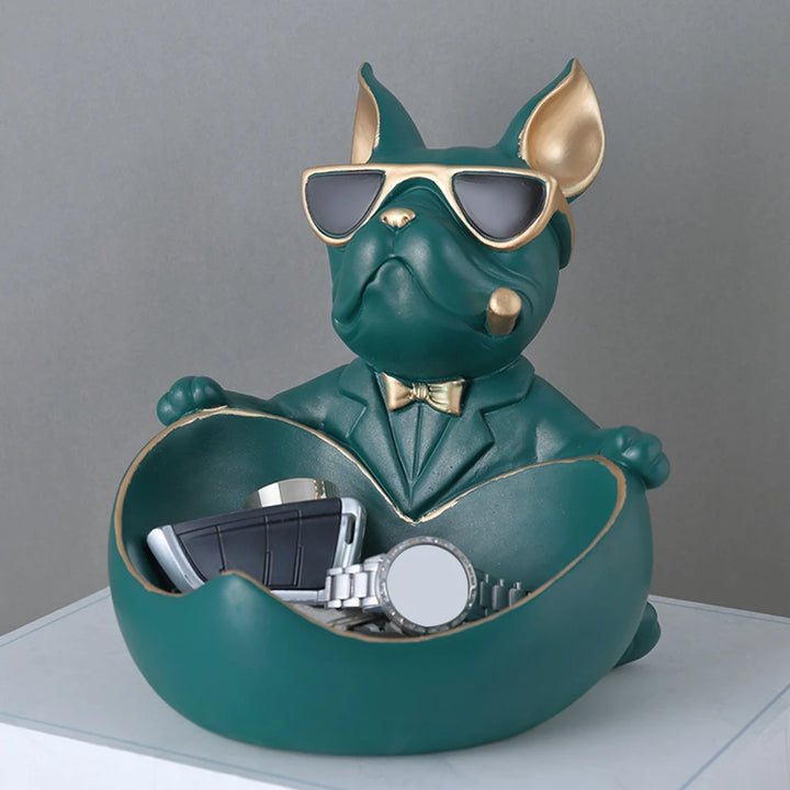 Bouledogue en Résine Vide-poche - HautePattes
