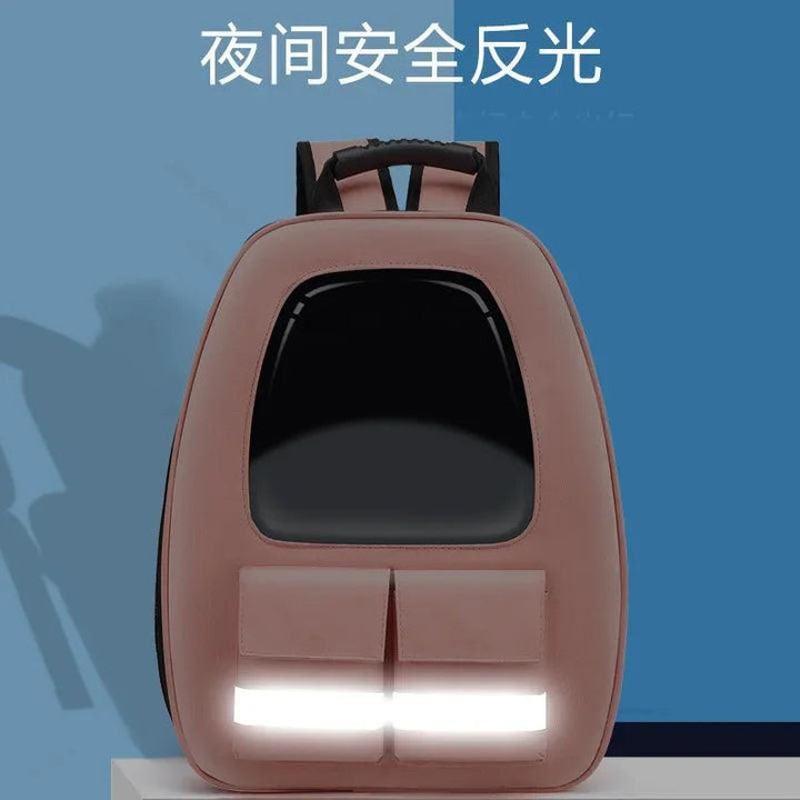 Sac à dos réfléchissant pour chat de compagnie, sacs de Transport pour chiens, sac respirant pour le Transport, voyage, espace extérieur, Cage à capsules, sac étanche pour chien - HautePattes