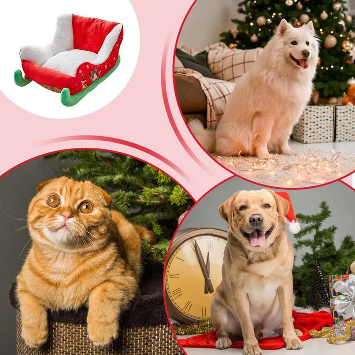 Panier Chien Douillet Réconfortant Noël - HautePattes