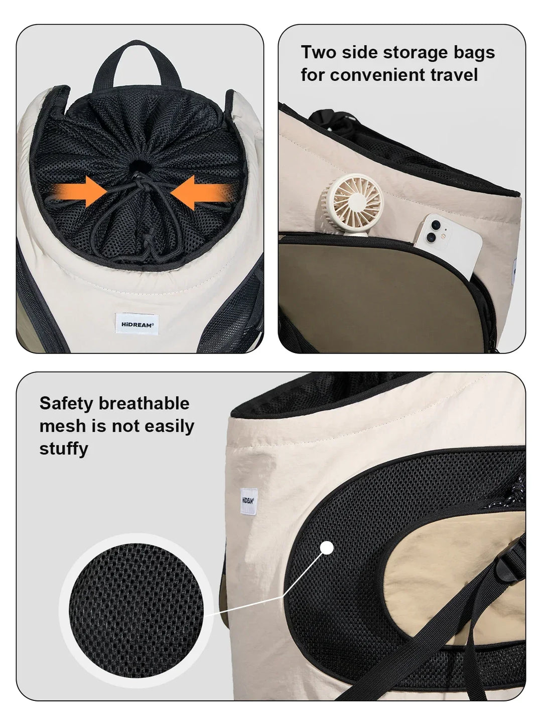 Sac à dos de transport ergonomique pour animaux - HautePattes