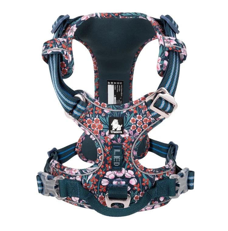 Harnais True love anti-traction chien nylon réfléchissant - HautePattes
