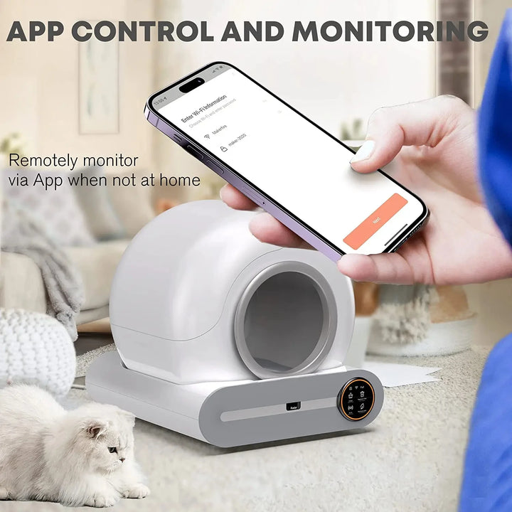 Bac À Litière Intelligent Autonettoyant 65 L - HautePattes