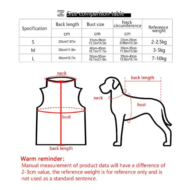 Manteau col roulé 4 pattes pour petit chien élégant