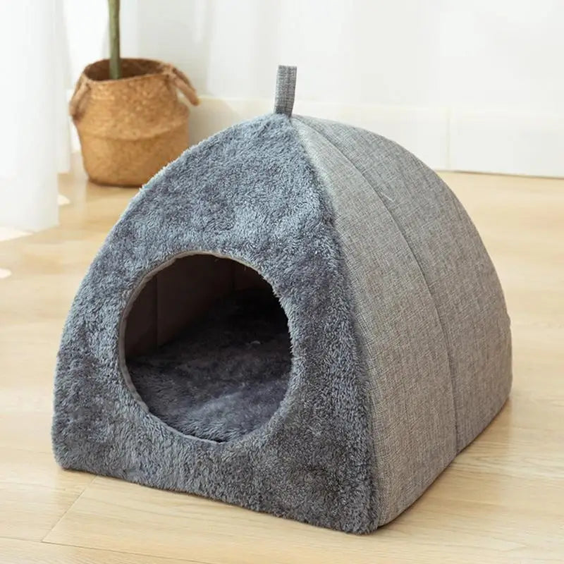 Lit semi-fermé pour animaux de compagnie - HautePattes