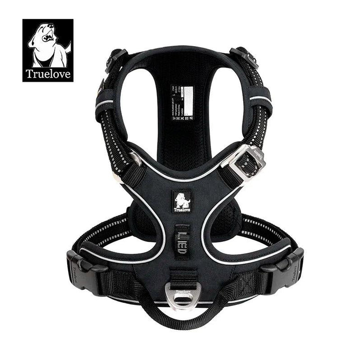 Harnais True love anti-traction chien nylon réfléchissant - HautePattes