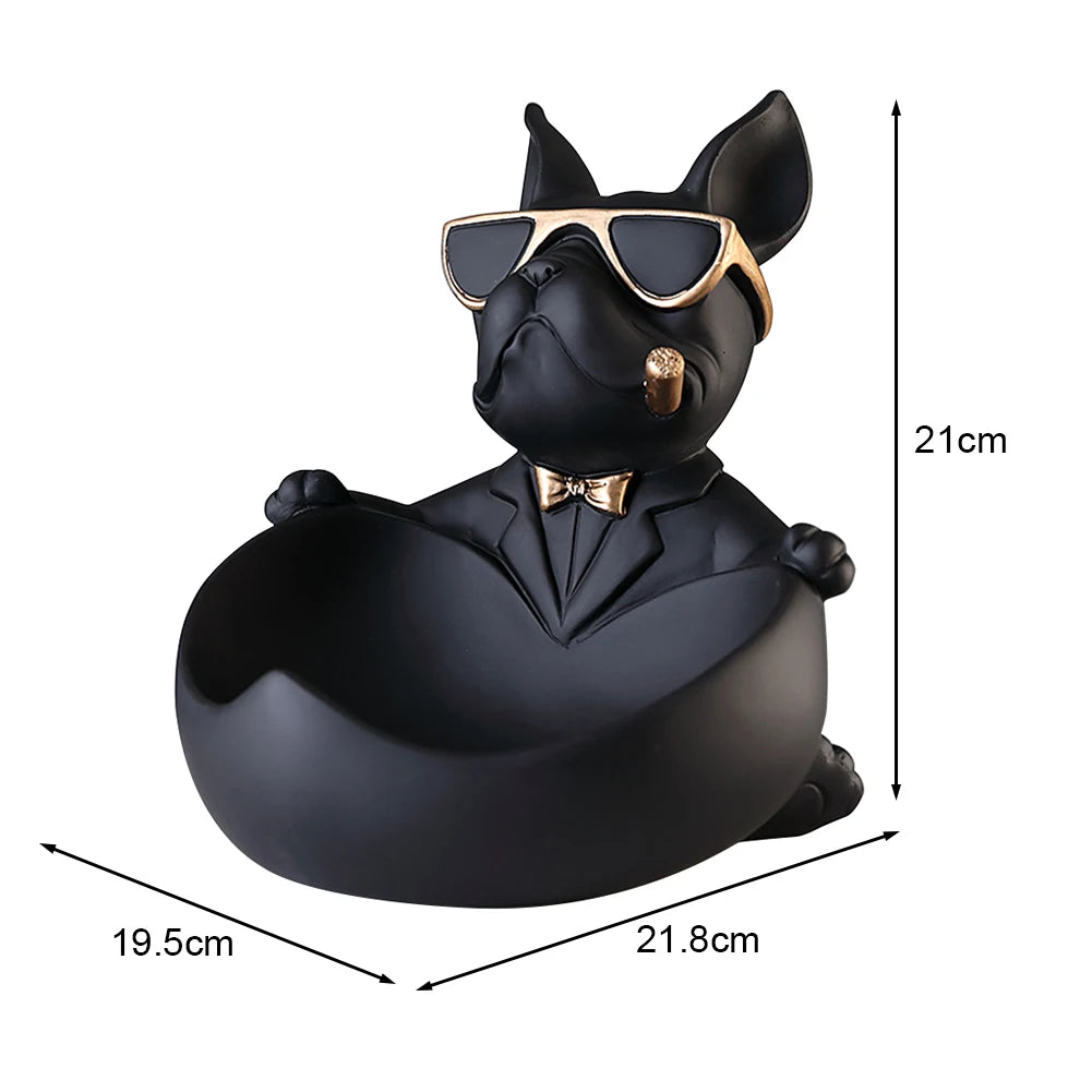 Bouledogue en Résine Vide-poche - HautePattes