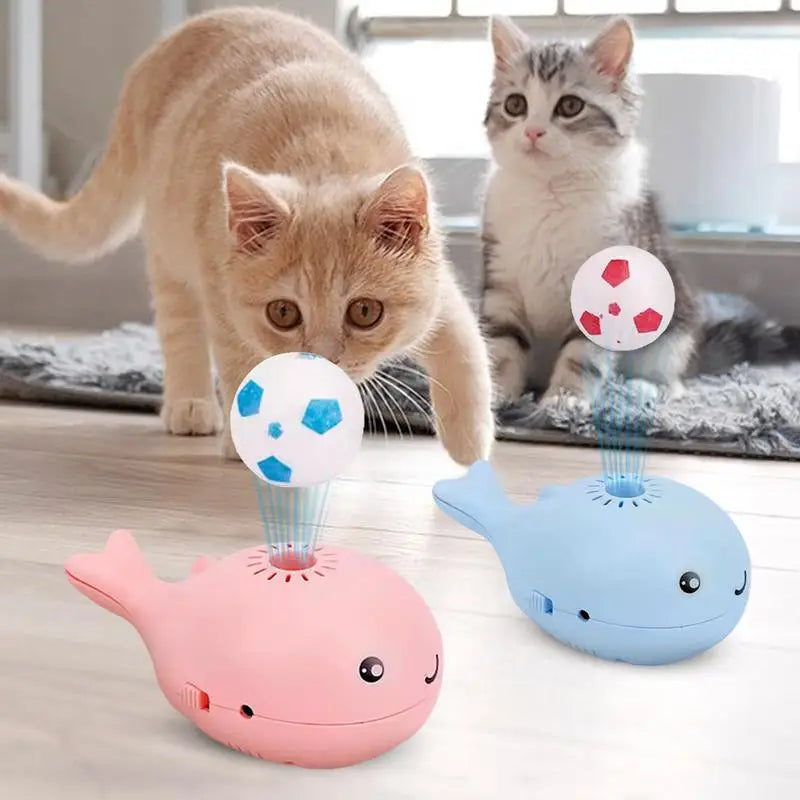 Jouet interactif flottant en forme de baleine - HautePattes