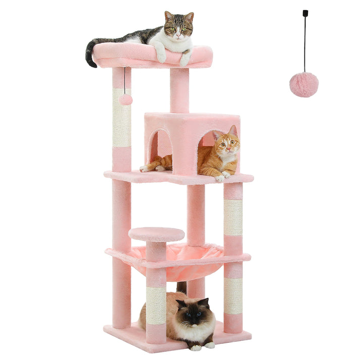 Tour cocon pour chats sensibles – Hamac & condo apaisants