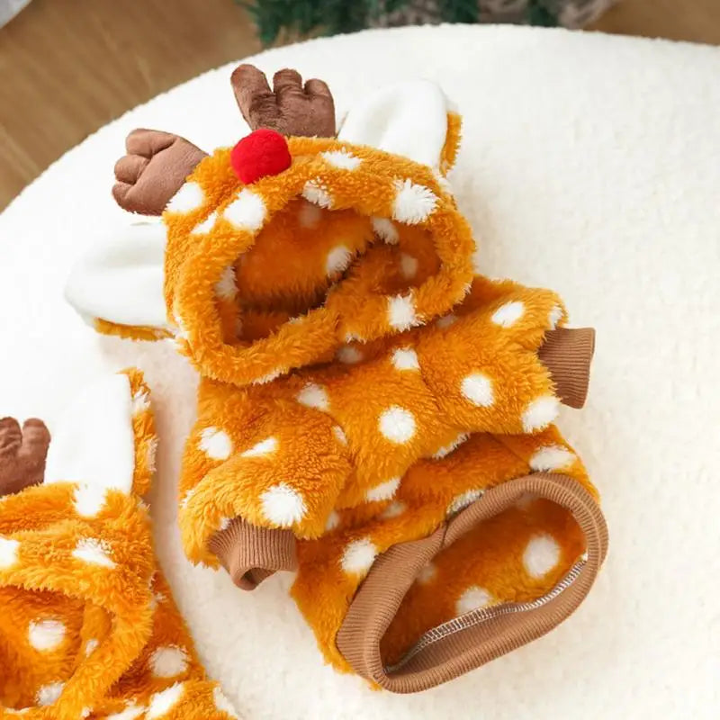 Costume d'Élan de Noël en Polaire - HautePattes