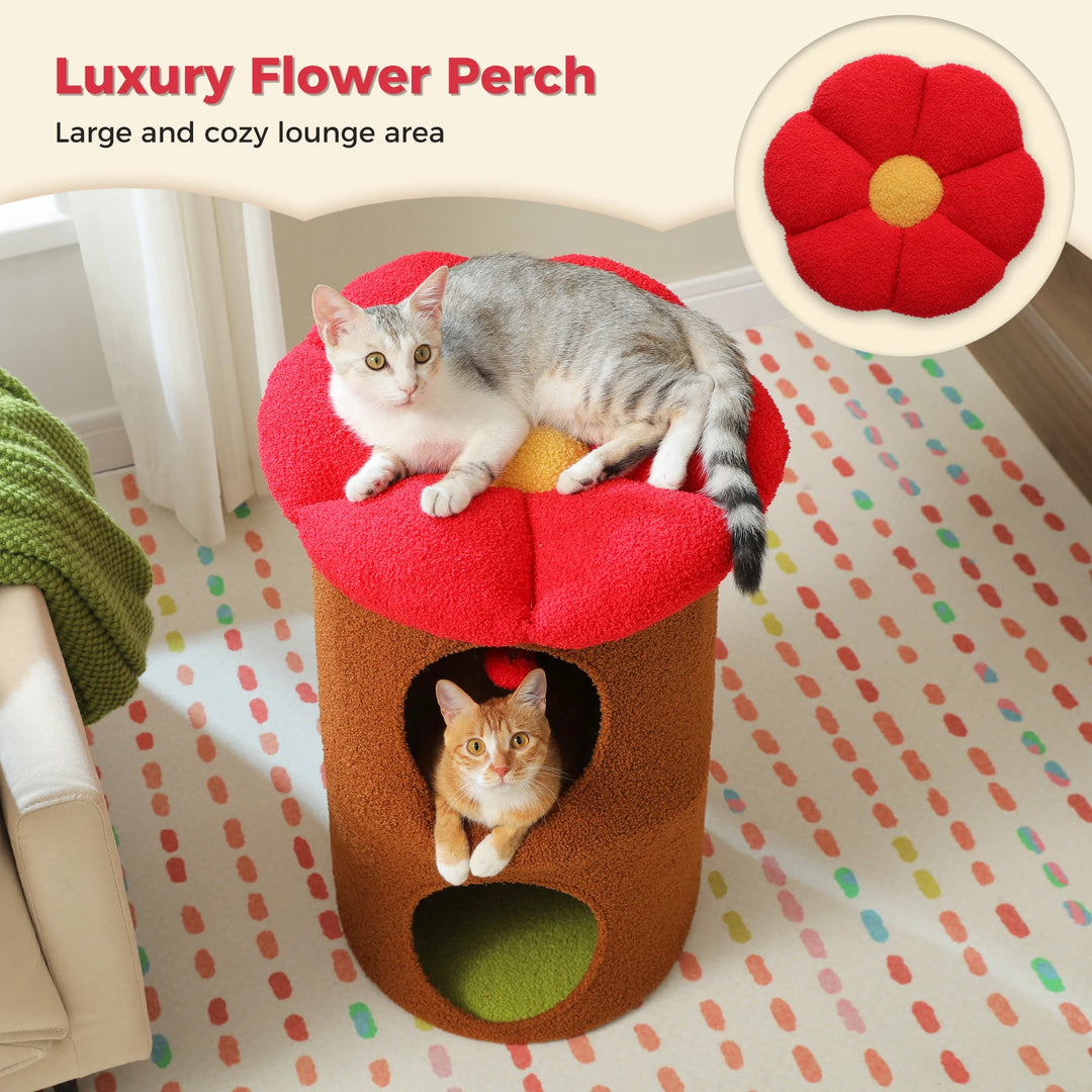 Un refuge fleuri pour chats sensibles & intérieurs élégants