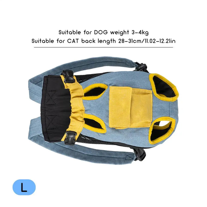 Sac à dos portage chien & chat : doux cocon, lien intact, cœur léger