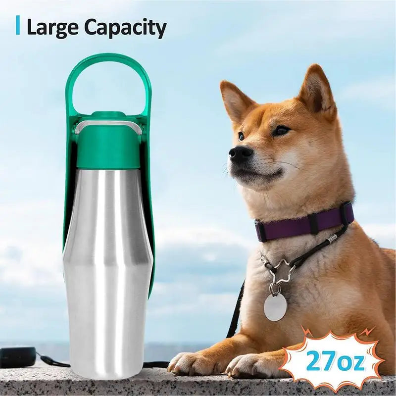Gourde en acier inoxydable 760 ml pour chien - HautePattes