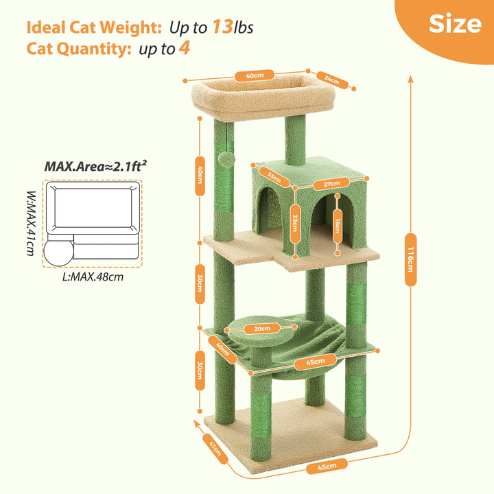 Tour cocon pour chats sensibles – Hamac & condo apaisants