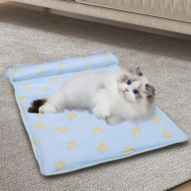 Tapis Rafraîchissant en Soie Glacée - HautePattes