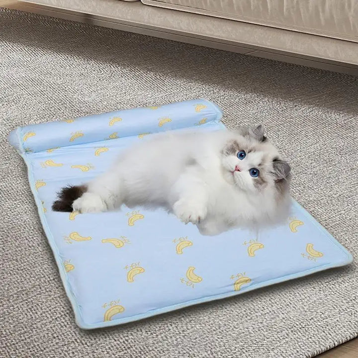 Tapis Rafraîchissant en Soie Glacée - HautePattes
