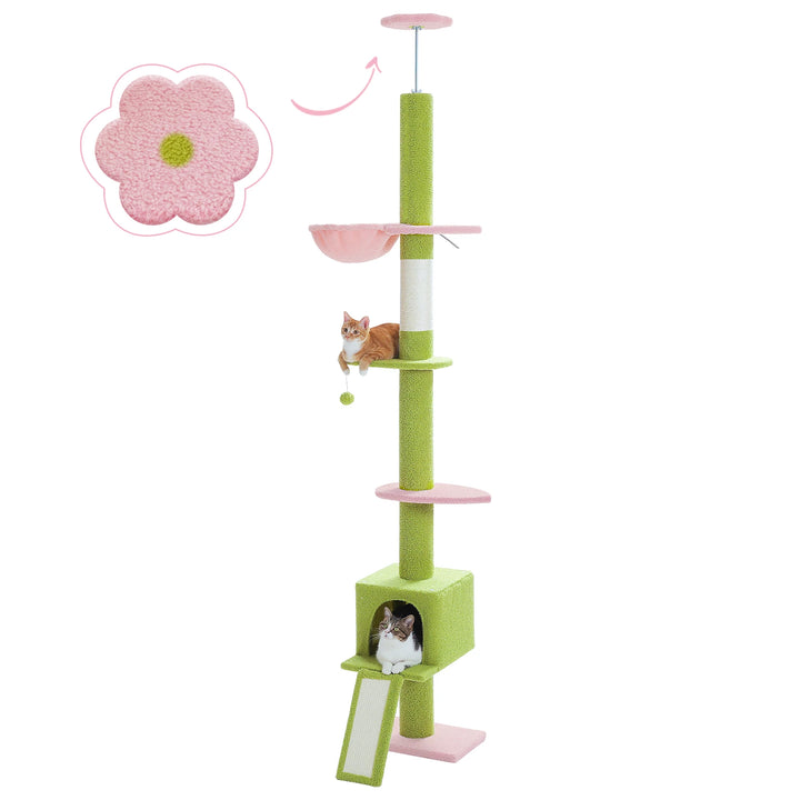 Arbre à chat design vertical & mystique – Le royaume noir des grimpeurs