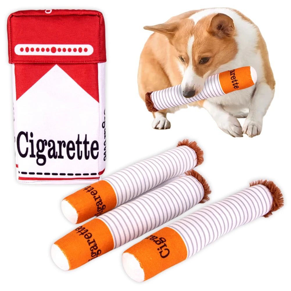 Jouet en Peluche pour Chien Original Boîte à Cigares - HautePattes