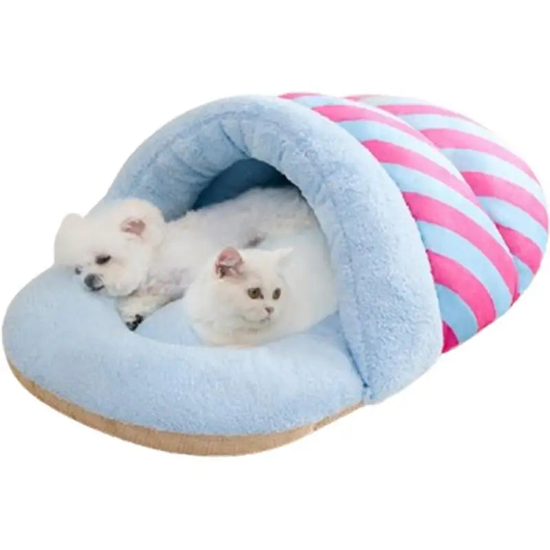 Lit d’hiver pour animaux de compagnie Design pantoufle - HautePattes